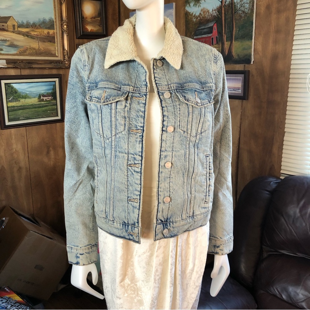 Dynamite Sherpa Lined Jean Jacket